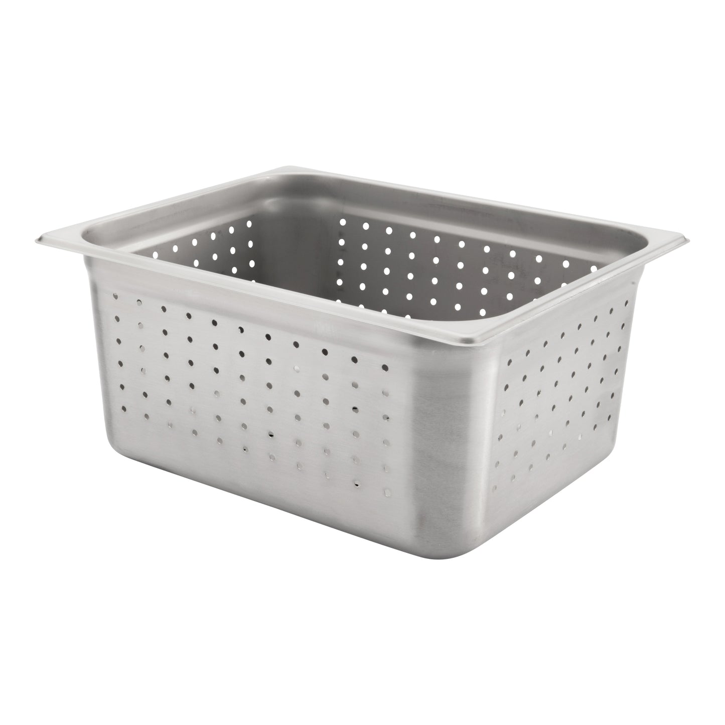 Browne | Half Size Perforated Food Pan, 6" Deep, 24 Gauge Stainless Steel