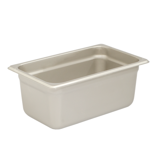 Browne | 1/4 Size Food Pan, 6" Deep, 24 Gauge Stainless Steel