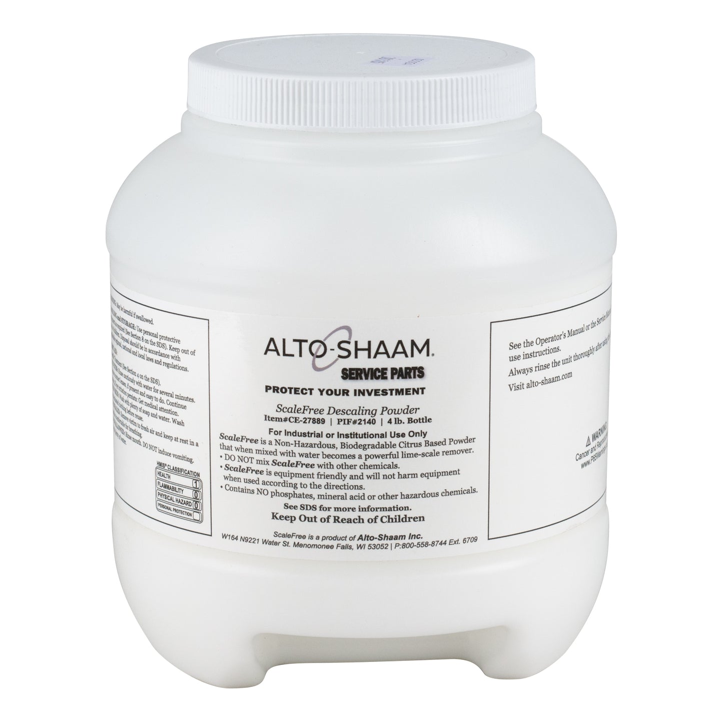 Alto-Shaam | ScaleFree Descaling Powder, 4 lb