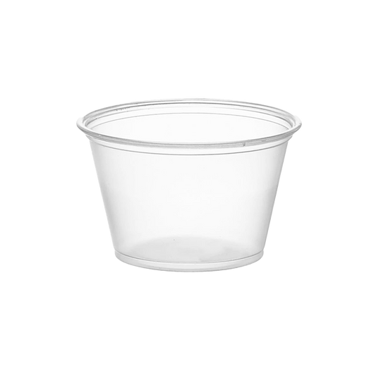 Globe | Recyclable PP Portion Cup, 1 oz, Clear (2500-pack)