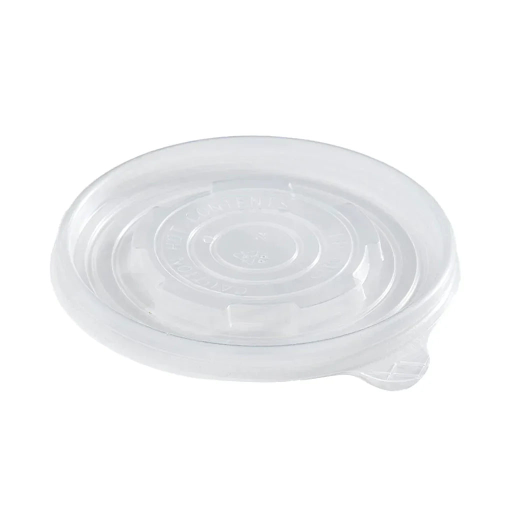 Globe | Couvercles de bols compostables, pour 12 à 32 oz, CLPA (paquet de 500)