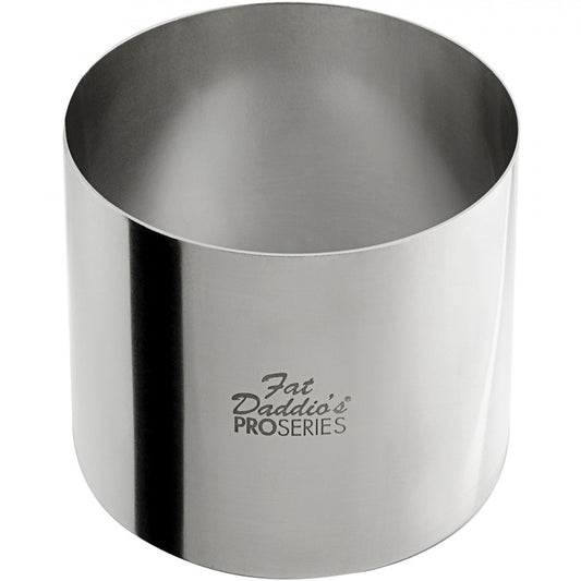 Fat Daddio's | ProSeries Cake and Pastry Ring, 3.5" x 3", Stainless Steel