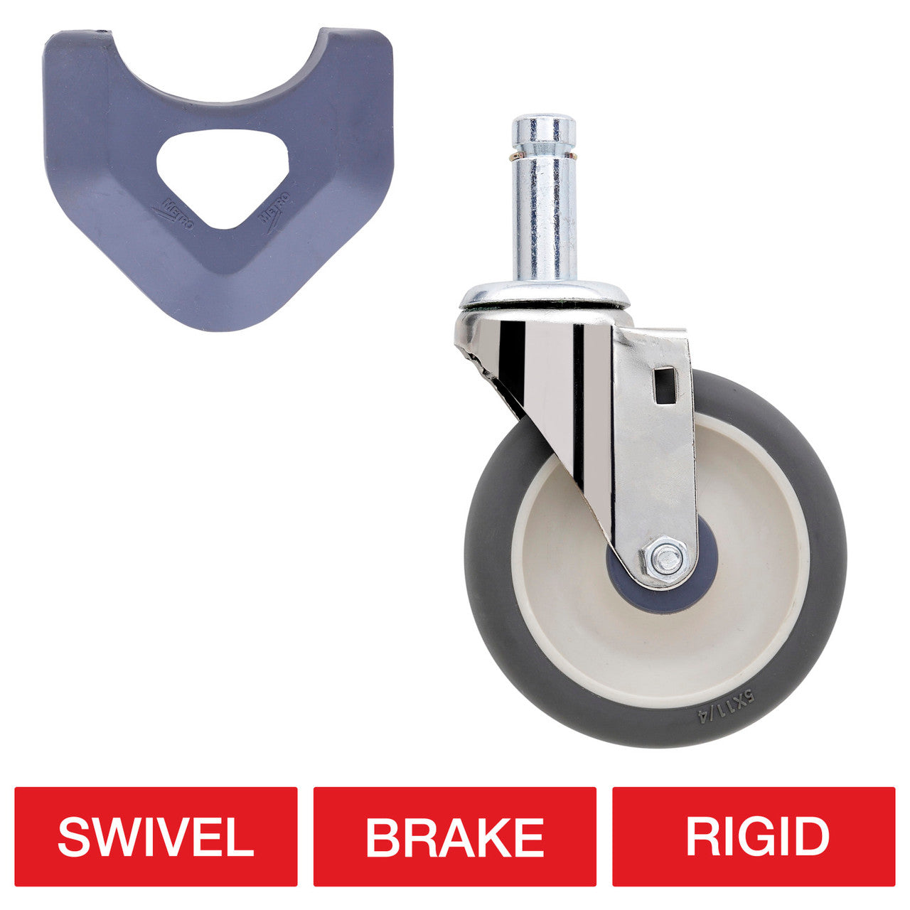 Roulette Metro MetroMax iQ avec pare-chocs et frein