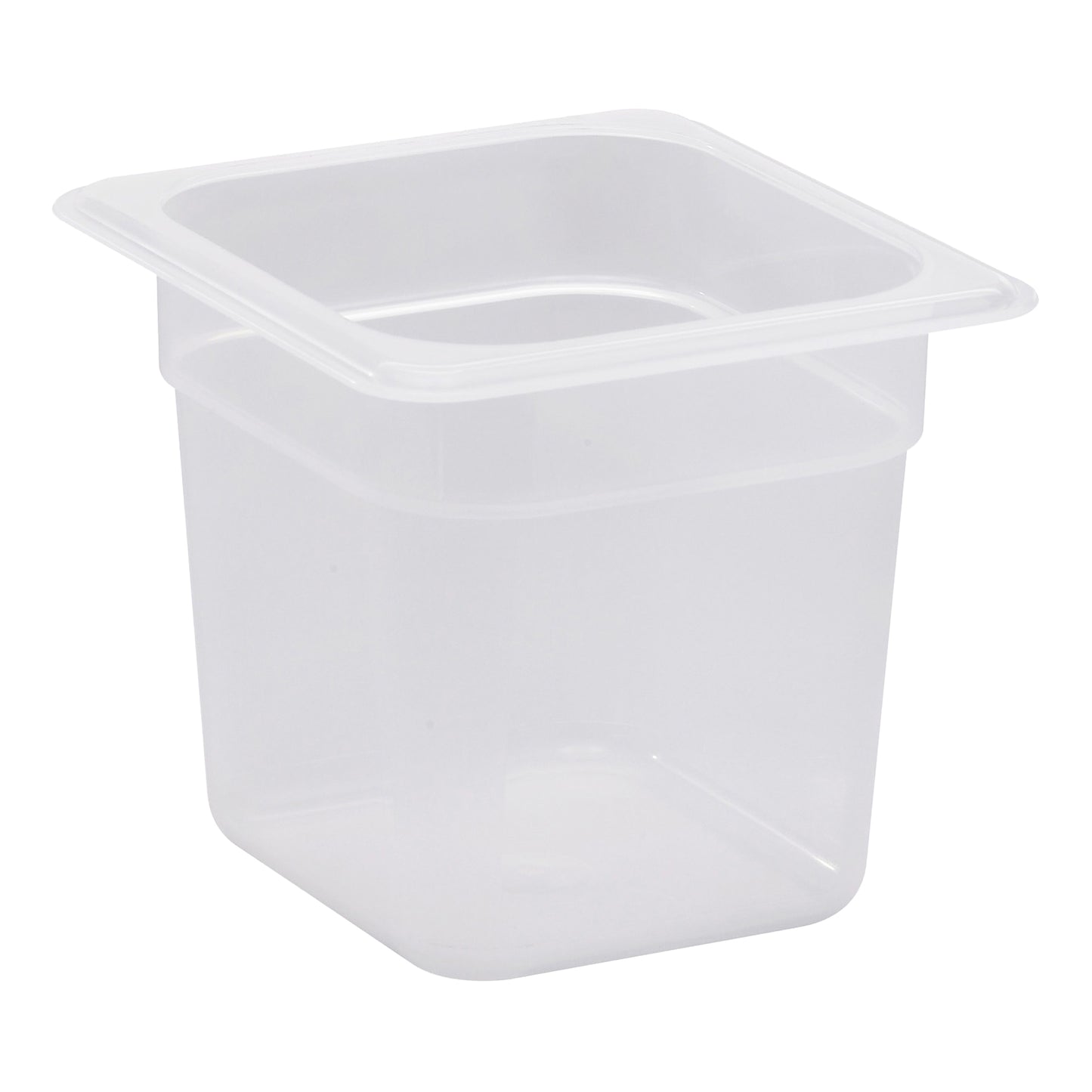 Cambro | Bac gastronome de taille 1/6, 6" de profondeur, translucide