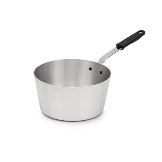 Vollrath | Wear-Ever Tapered Sauce Pan, 7qt, Black Handle, Aluminum