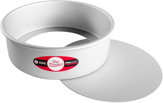 Fat Daddio's | Cheesecake Pan with Removeable Bottom, 10" x 3", Anodized Aluminum