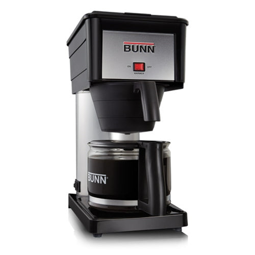 BUNN BX Speed Brew Classic Glass Carafe Coffee Maker, 10 Cup, Black/Stainless Steel - 38300.0070