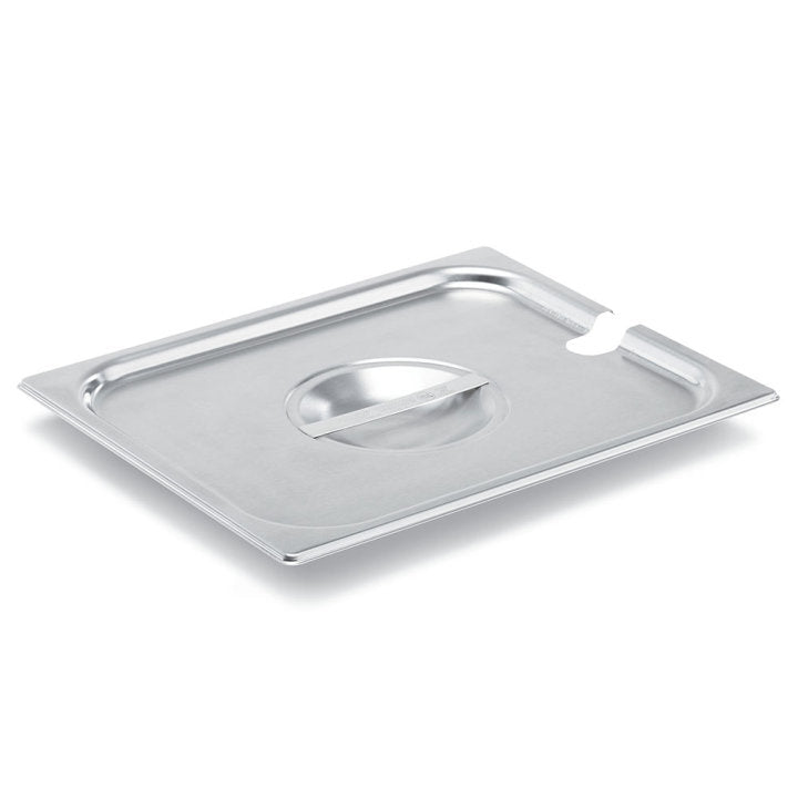 Vollrath | Super Pan V Slotted Food Pan Cover, Half Size, 22 Gauge Stainless Stee