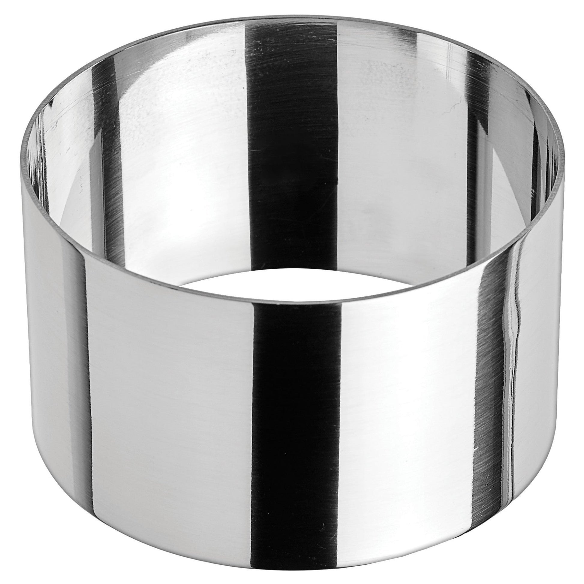 Winco Stainless Steel Pastry Mold, Mirror Finish, Round, 3" dia - SPM-31R