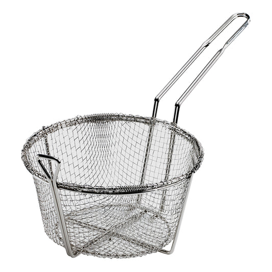 Browne | Wire Fry Basket, Round, Medium Mesh, 9.5"