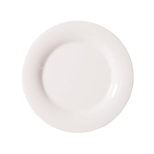 G.E.T. | Plaque à rebord large blanc diamant, 6 po, mélamine (paquet de 48)