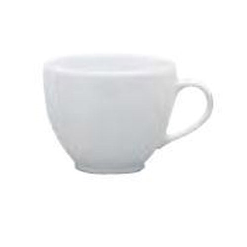 Continental China | Tasse à thé blanc nature, 8 oz (paquet de 24)