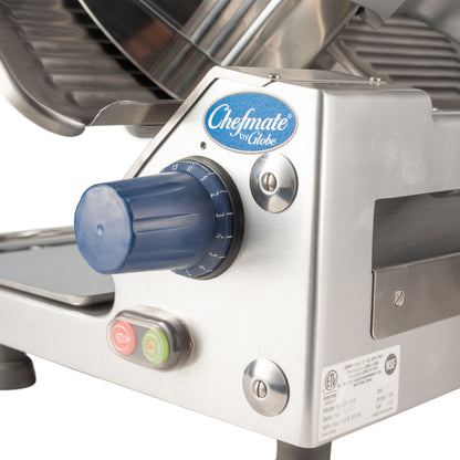 Globe | Chefmate GC512 Medium Duty Manual Meat Slicer, 12", 1/3 HP