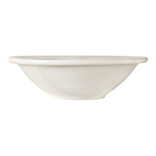 Libbey | World Tableware Bol de pamplemousse à bords roulés Porcelana, 6 3/8 po, blanc (paquet de 36)