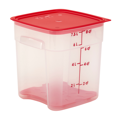 Cambro | CamSquares FreshPro Storage Container, 8 qt, Translucent