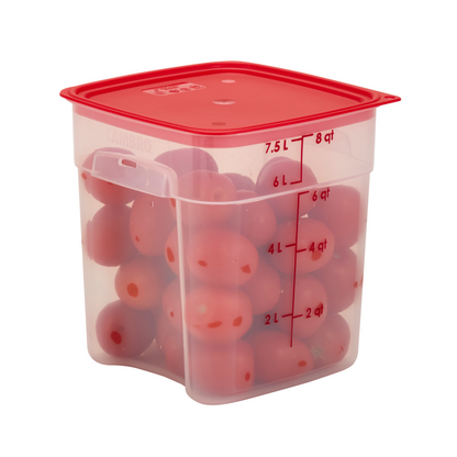 Cambro | CamSquares FreshPro Storage Container, 8 qt, Translucent