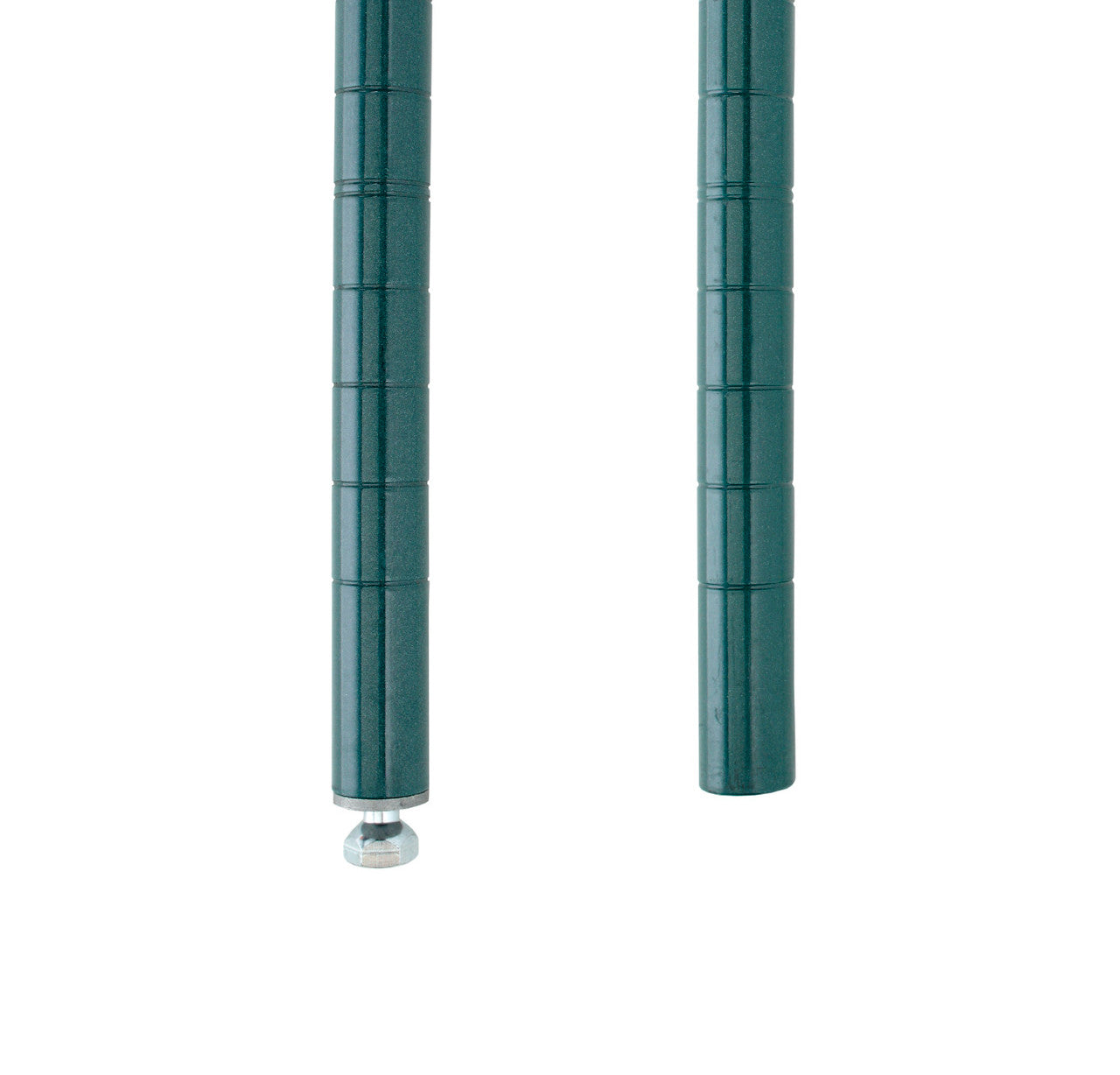 Metro | Super Erecta SiteSelect Wire Shelf Post with Adjustable Foot, 74", Metroseal Green Epoxy