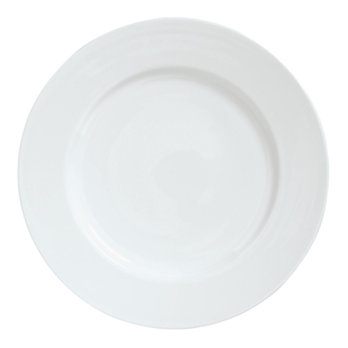 Reserve by Libbey | Syracuse Reflections - Plaque de jante moyenne, 6 5/8 po, blanc (paquet de 36)