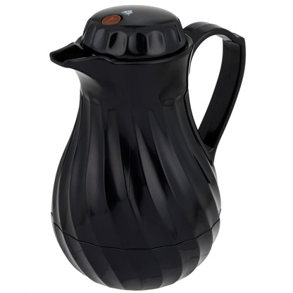 Vollrath SwirlServe Tilt & Pour Beverage Server, 10 oz, Black - 52126