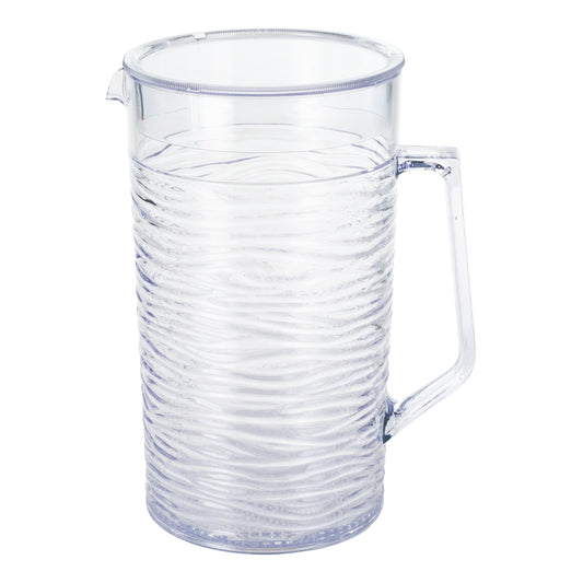 Service Ideas | Sculptured Ice Water Pitcher with Lid, 2 L, Plastic