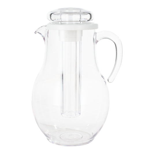 Service Ideas | Pitcher with Ice Tube, 3.3 L, Clean SAN Plastic