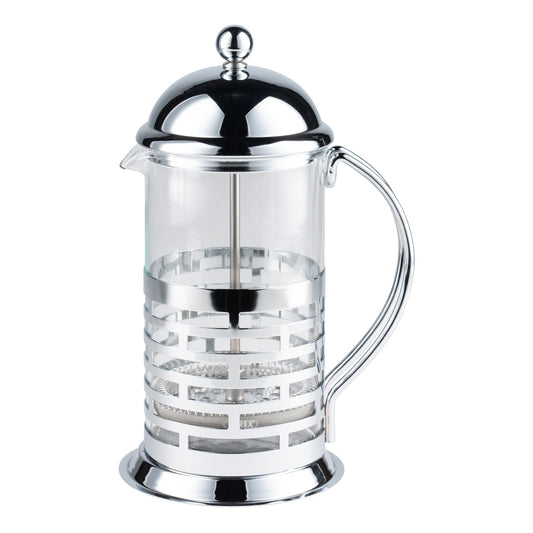 Service Ideas | Brick French Press, 0.6 L, Glass/Stainless Steel