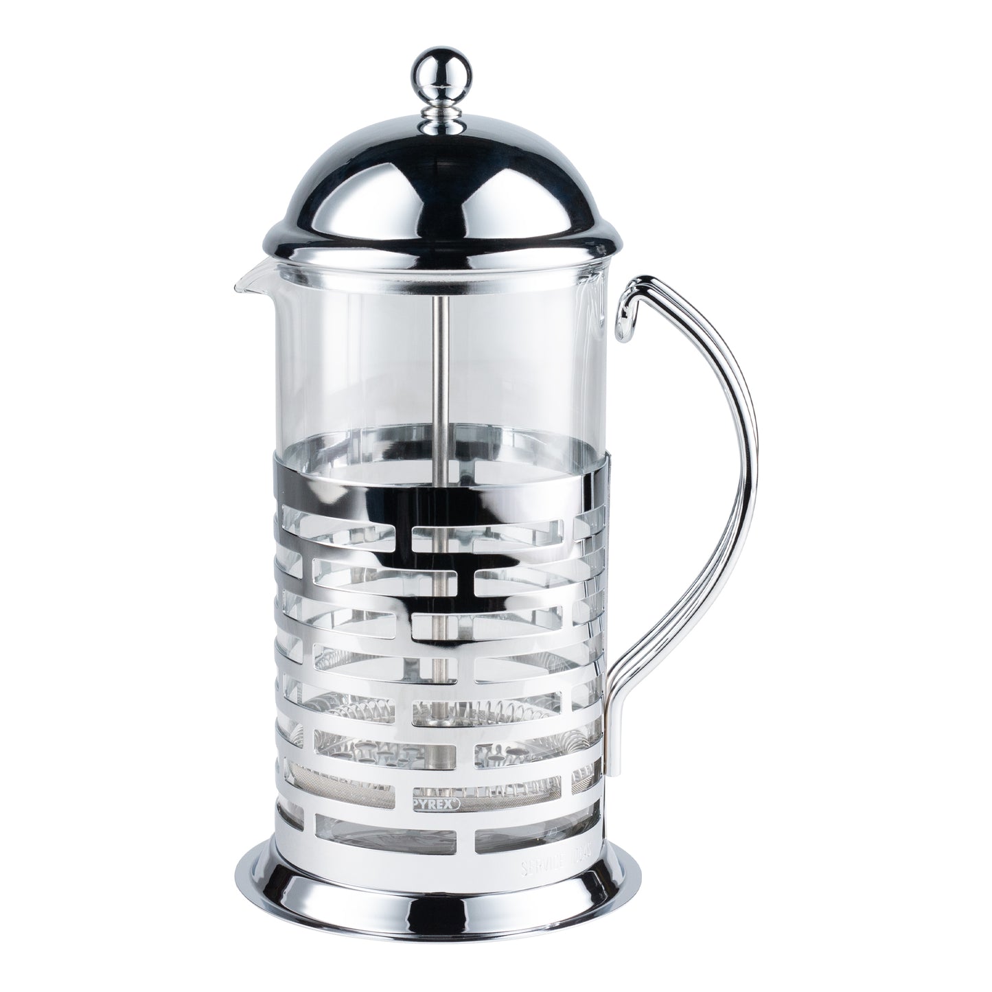 Service Ideas | Brick French Press, 1 L, Glass/Stainless Steel