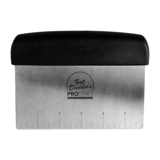Fat Daddio's Bench Scraper, 6.25" x 4.5", Stainless Steel - FDBS456