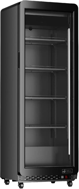 EFI Versa-Chill C1-2161GD Glass Door Cooler Merchandiser Black