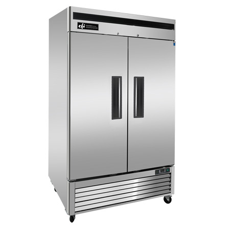 EFI Versa-Display Undercounter Refrigerator, 54", Stainless - F2-54VC