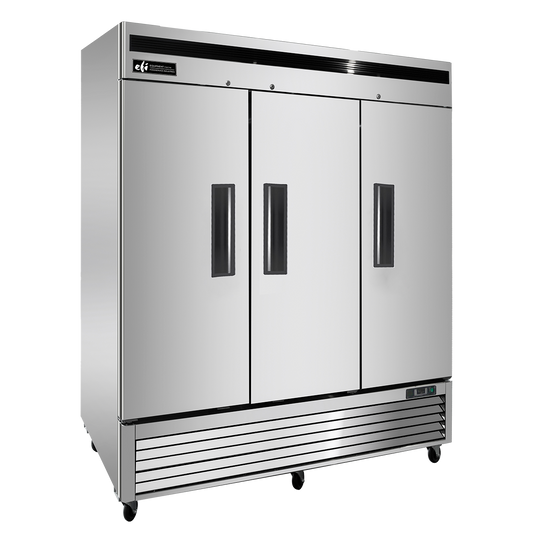 EFI Versa-Display Undercounter Refrigerator, 82", Stainless - F3-82VC