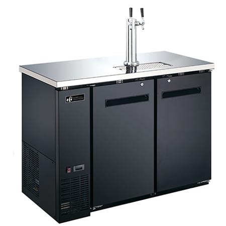 EFI Versa-Chill CBBDD2-48CC 2-Door Back Bar Direct Draw Cooler