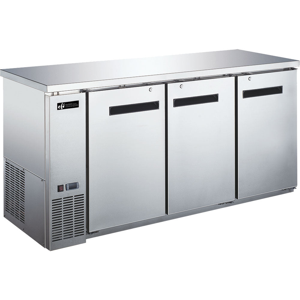 EFI Versa-Chill CBBSDR3-72CC Back Bar Solid Door Cooler Stainless