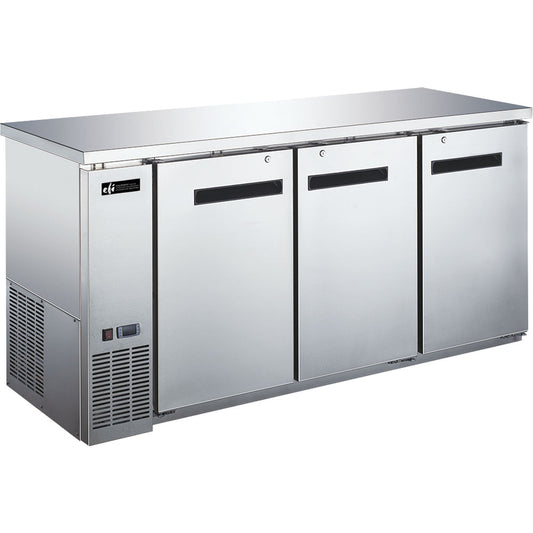 EFI Versa-Chill CBBSDR3-72CC Back Bar Solid Door Cooler Stainless