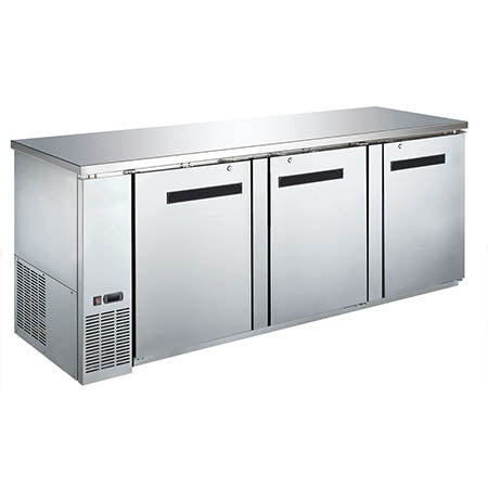 EFI Versa-Chill CBBSDR3-90CC Back Bar Solid Door Cooler Stainless