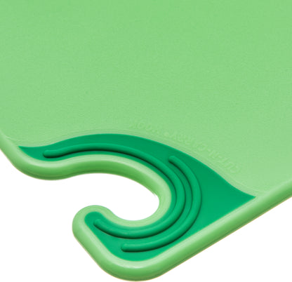 San Jamar | Saf-T-Grip Coloured Cutting Board, 12" x 18" x 1/2", Green