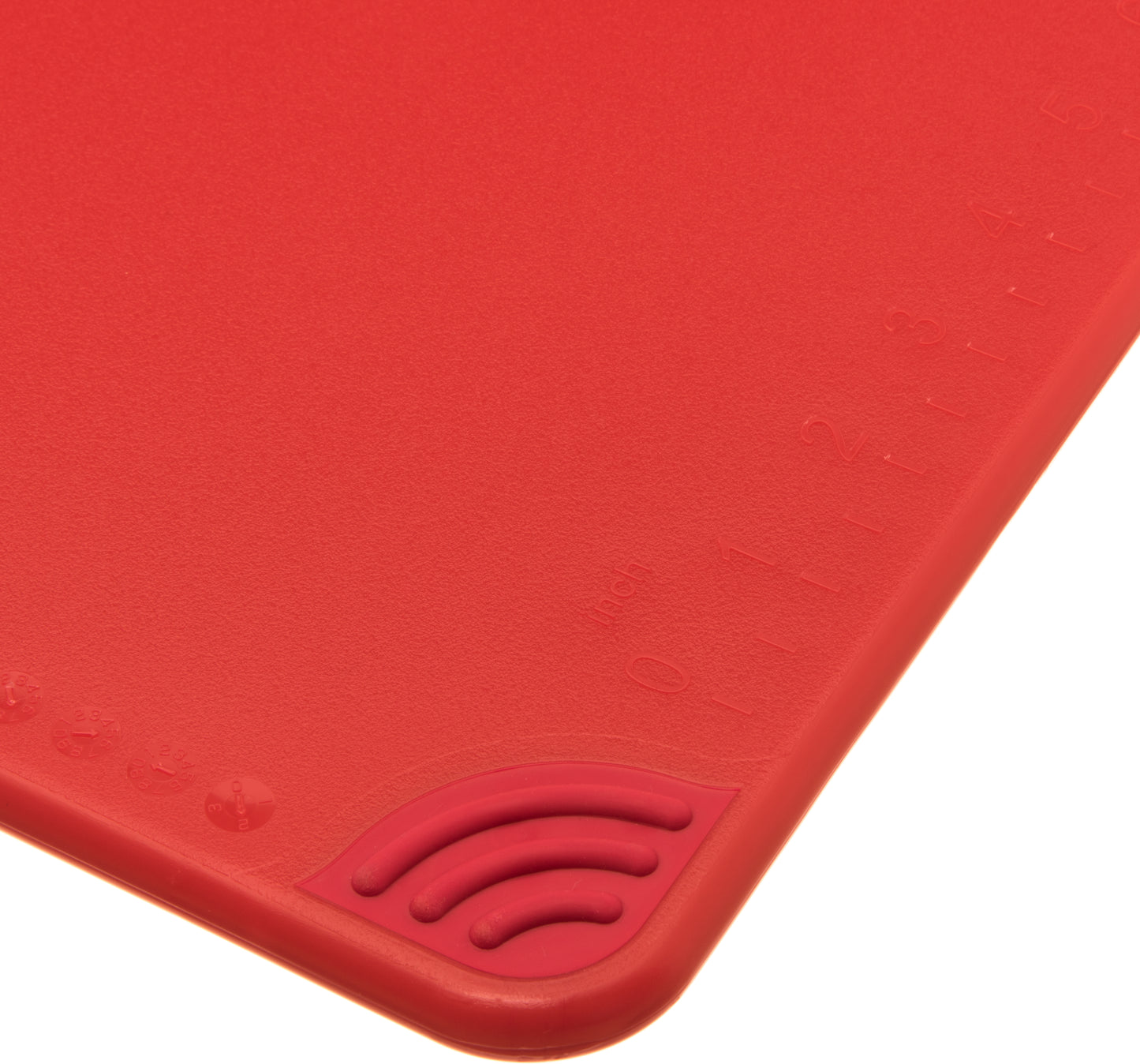 San Jamar | Saf-T-Grip Coloured Cutting Board, 12" x 18" x 1/2", Red