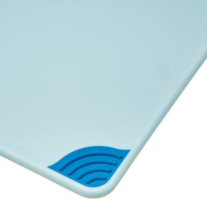 San Jamar | Saf-T-Grip Coloured Cutting Board, 18" x 24" x 1/2", Blue