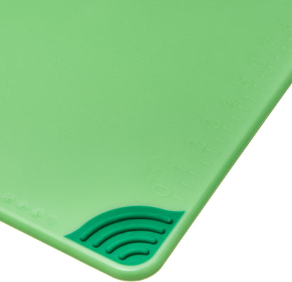 San Jamar | Saf-T-Grip Coloured Cutting Board, 18" x 24" x 1/2", Green