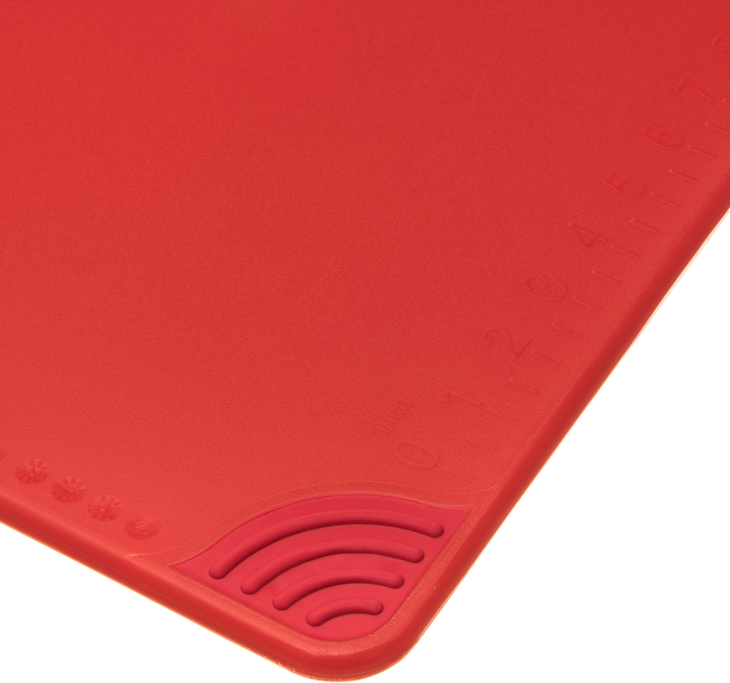 San Jamar | Saf-T-Grip Coloured Cutting Board, 18" x 24" x 1/2", Red