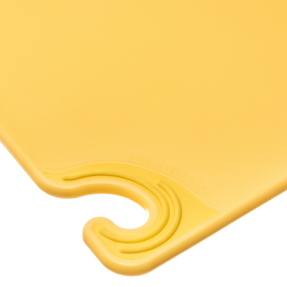 San Jamar | Saf-T-Grip Coloured Cutting Board, 18" x 24" x 1/2", Yellow