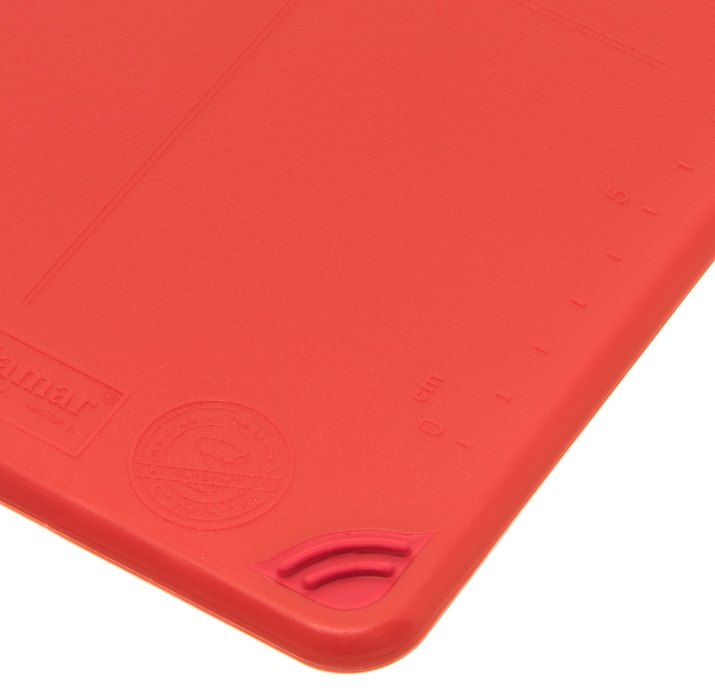 San Jamar | Saf-T-Grip Coloured Cutting Board, 6" x 9" x 3/8", Red