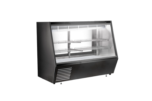 EFI CDCBS-72 Straight Black Deli Case