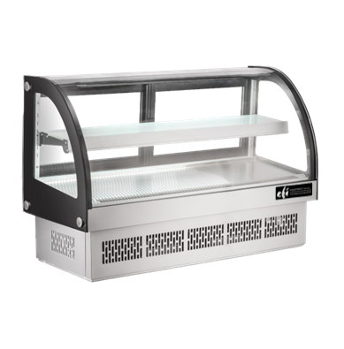 EFI CGCM-CT-4833 Countertop Curved Glass Display Case