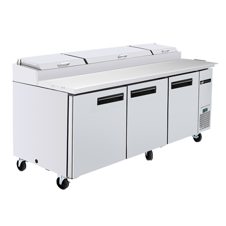EFI CPDR3-93VC Pizza Prep Table 3-Door Stainless