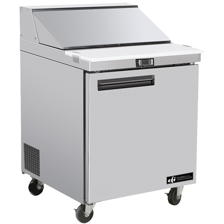 EFI CSDR1-27VC-L Sandwich/Salad Prep Table Left-Hinged