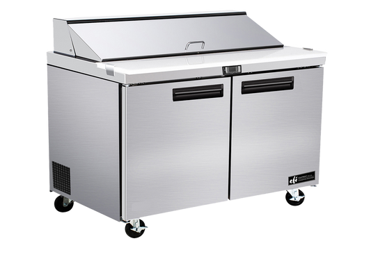 EFI CSDR2-36VC Sandwich/Salad Prep Table 2-Door Stainless