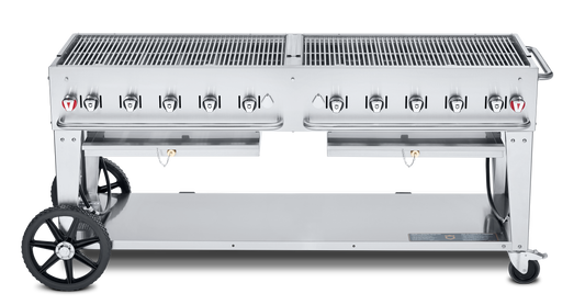 Crown Verity Mobile 72" Gas Grill, Natural Gas/Bulk - CV-MCB-72NG