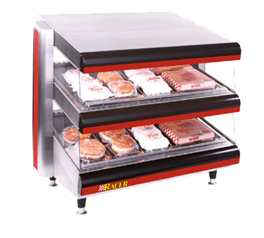 APW Wyott DMXD-36S Racer Heated Display Merchandiser, 2 Shelves, 36 ...