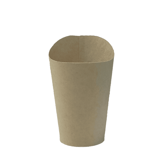 Eco Guardian Gobelets à Frites Compostables, 12 oz, Bambou (paquet de 1000) - EG-BB-C12